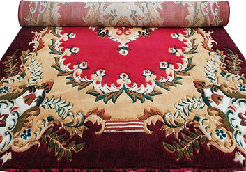 Concord carpets Synthetic Soft Well Designed Embossed cut With Fluff Soft Rectangular Carpets For Living Room.