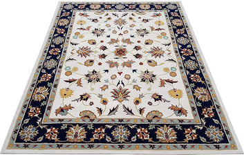 Handmade Carpets for Living Room Bedroom & Hall in traditional design.