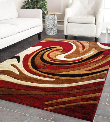 Concord carpets Synthetic Soft Well Designed Embossed cut With Fluff Soft Rectangular Carpets For Living Room.
