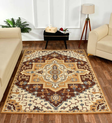 Handmade Carpets for Living Room Bedroom & Hall in traditional design.