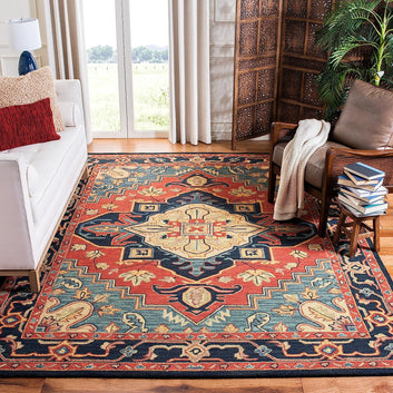 Handmade Carpets for Living Room Bedroom & Hall in Royal Traditional design.