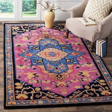 Handmade Carpets for Living Room Bedroom & Hall in Royal Traditional design.