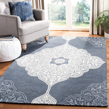 Handmade Carpets for Living Room Bedroom & Hall in floral design.