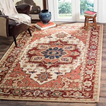 Handmade Carpets for Living Room Bedroom & Hall in Royal Traditional design.