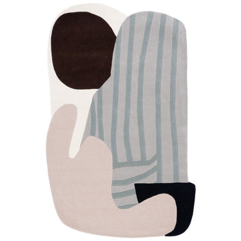 Handmade Carpets for Living Room Bedroom & Hall in irregular shape and design.