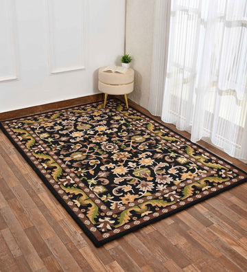 Handmade Carpets for Living Room Bedroom & Hall in traditional design.