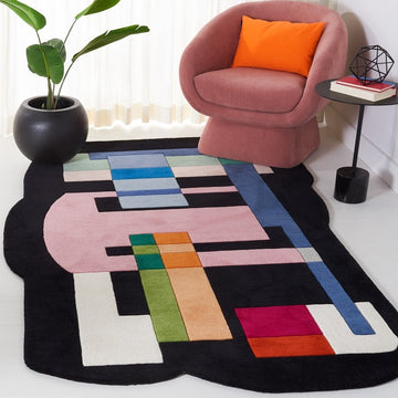 Handmade Carpets for Living Room Bedroom & Hall in irregular shape and design.