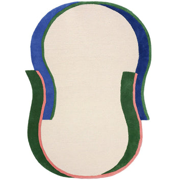 Handmade Carpets for Living Room Bedroom & Hall in irregular shape and design.