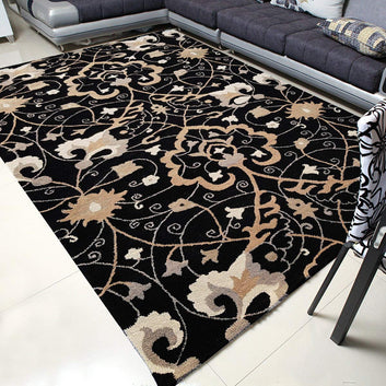 Handmade Carpets for Living Room Bedroom & Hall in traditional design.