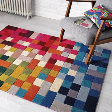 Handmade Carpets for Living Room Bedroom & Hall in modern design.