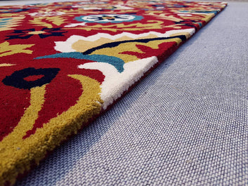 Handmade Carpets for Living Room Bedroom & Hall in traditional design.
