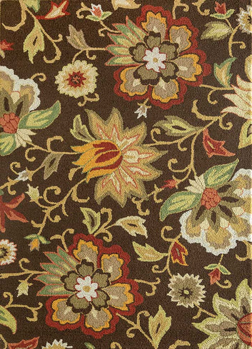 Handmade Carpets for Living Room Bedroom & Hall in floral design.