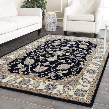 Handmade Carpets for Living Room Bedroom & Hall in traditional design.
